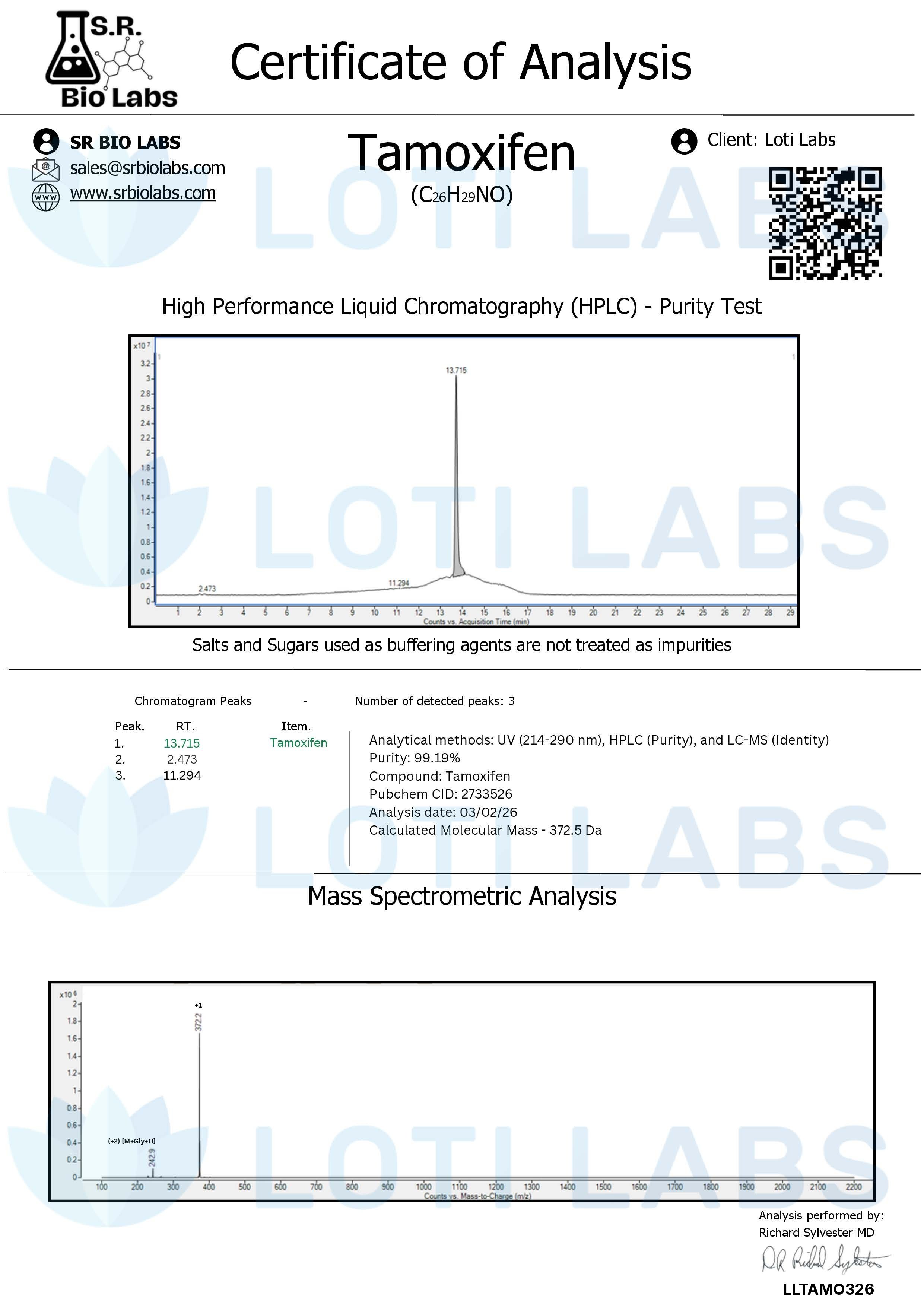Tamoxifen complete page preview