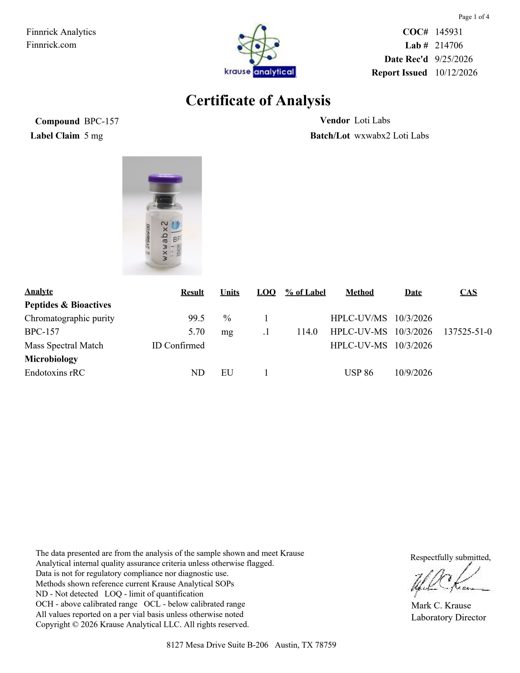Preview of BPC-157 5mg