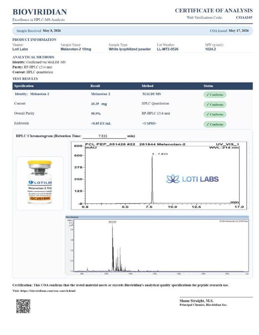 Preview of Melanotan-2 10mg
